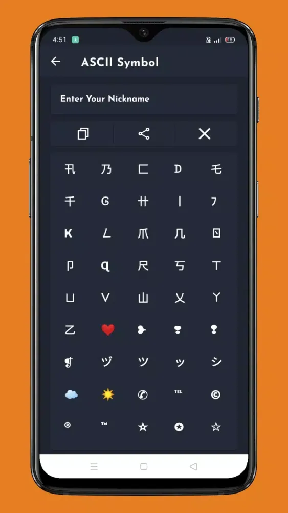 Capturas de pantalla de Nickname Creator