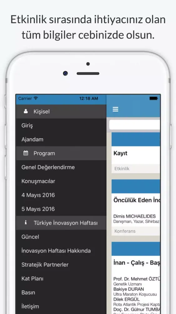 Inovapp Ekran Görüntüleri