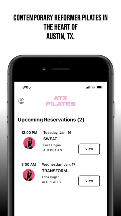 ATX PILATES سکرین شاٹس