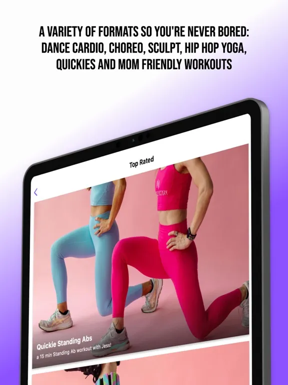 Dance Factory WFH iPad  스크린샷