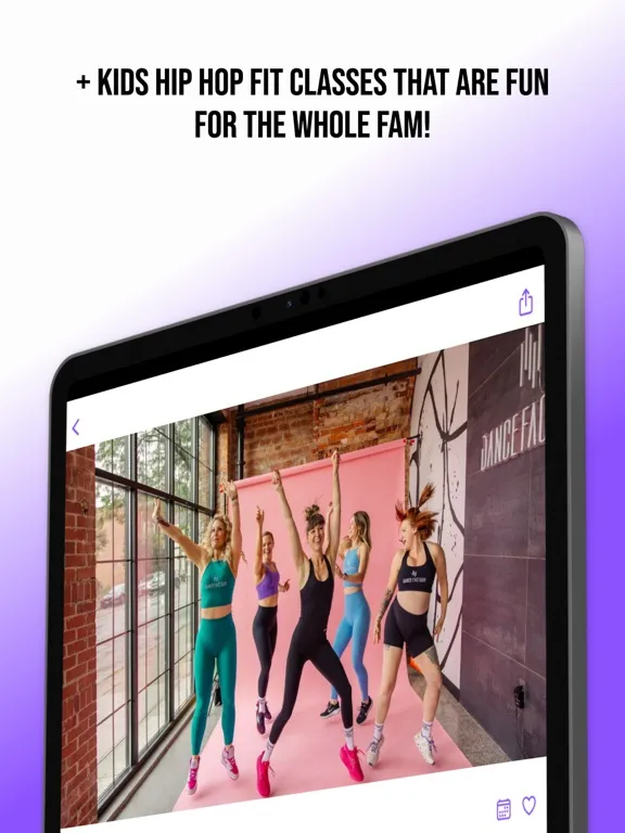 Dance Factory WFH iPad  스크린샷