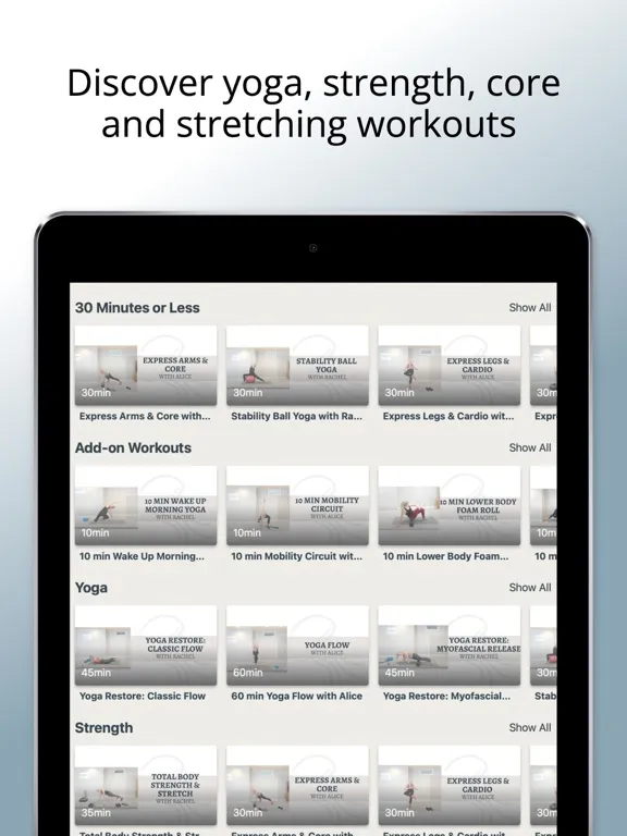 Скриншоты Flostate Yoga & Fitness iPad 