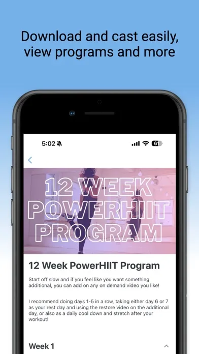 Ảnh chụp màn hình của Jazz Flow Fitness