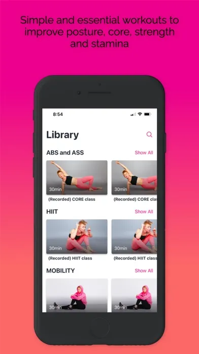 Capturas de pantalla de JoJoy Fitness
