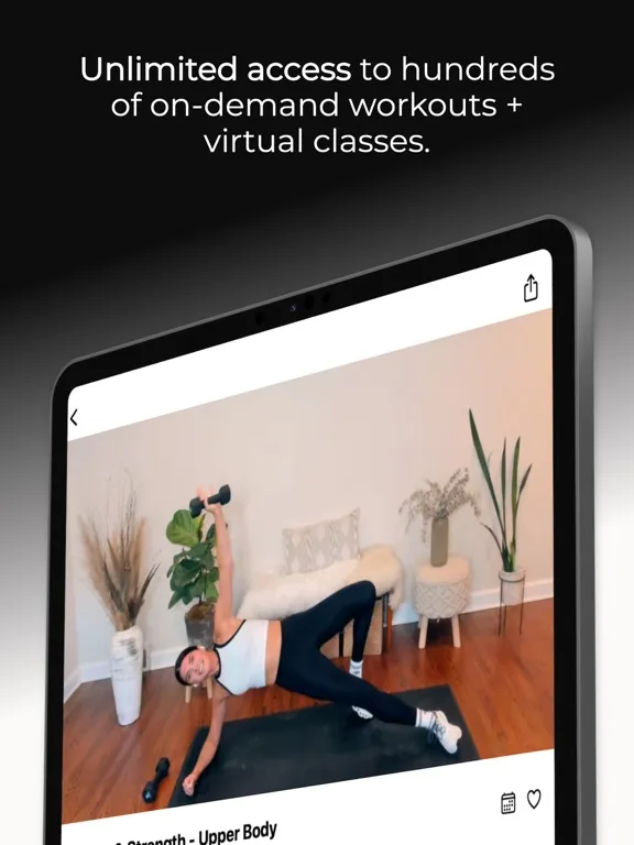 LIVFIT Online iPad  Screenshots