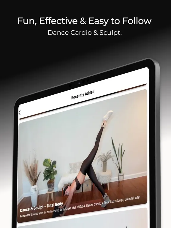 LIVFIT Online iPad  Screenshots
