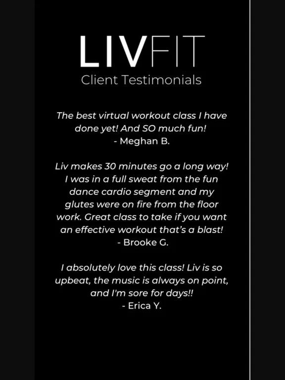 LIVFIT Online iPad  Screenshots
