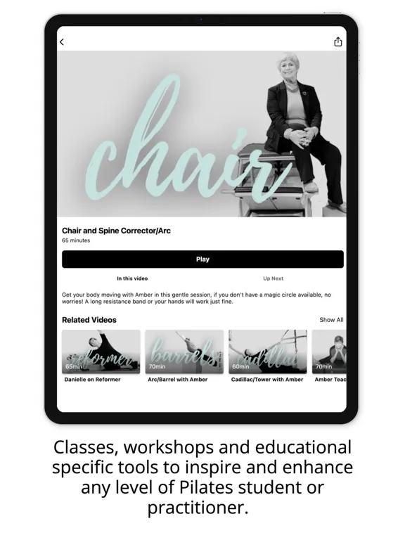 Lolita Pilates Online iPad 应用截图