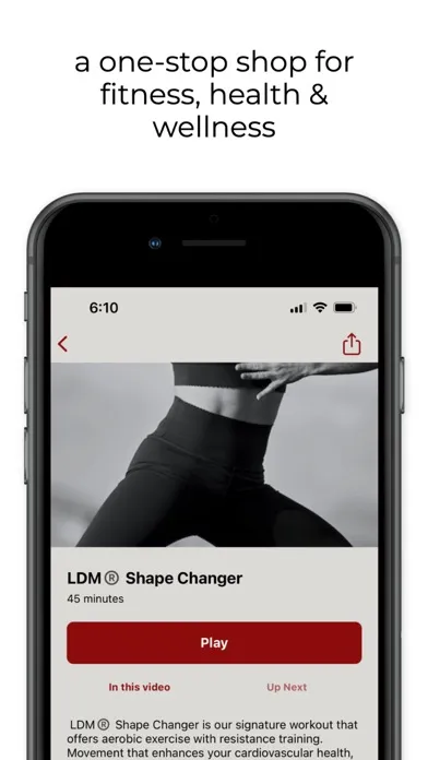 Ảnh chụp màn hình của Louisa Drake Method