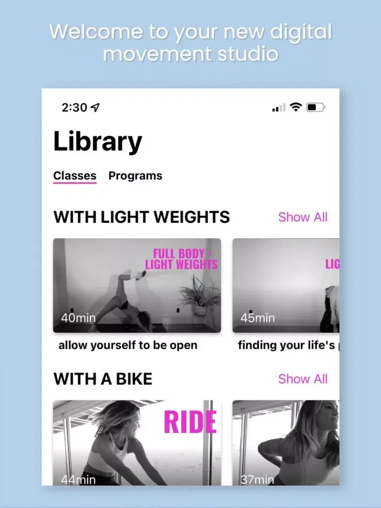 ภาพหน้าจอของ MOVE WITH - Full Body Workouts iPad 