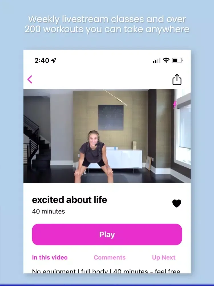 ภาพหน้าจอของ MOVE WITH - Full Body Workouts iPad 
