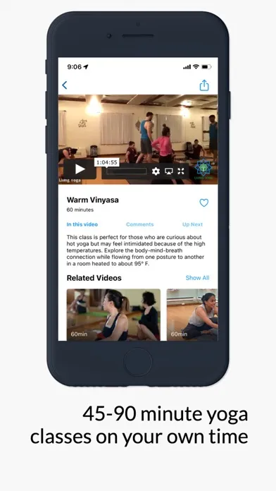 Capturas de tela do Living Yoga