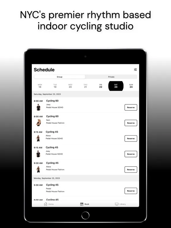 Pedal House NYC iPad  स्क्रीनशॉट