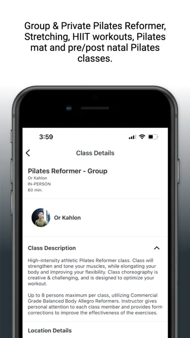 Zrzuty ekranu Pilates & Or