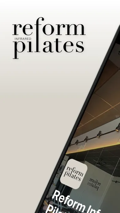 Capturas de tela do Reform Infrared Pilates.