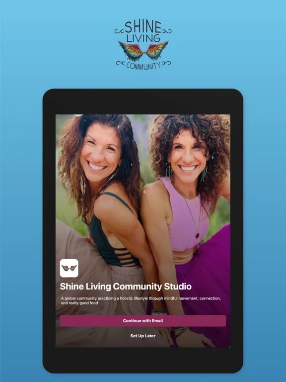 Shine Living Community Studio iPad  Ekran Görüntüleri