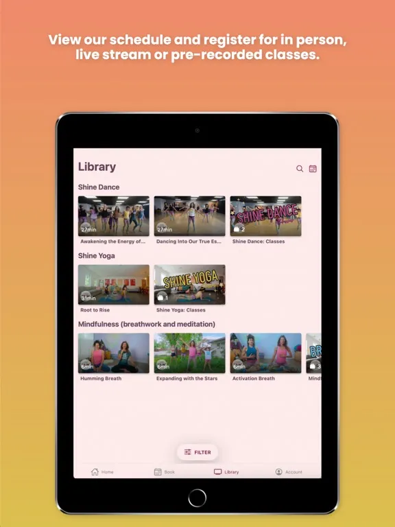 Shine Living Community Studio iPad  Ekran Görüntüleri