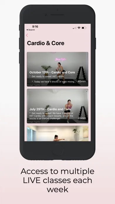 ภาพหน้าจอของ Stronger Together Fitness