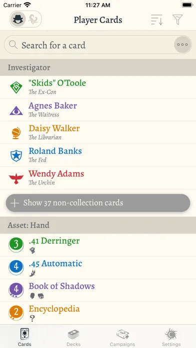 تصاویر Arkham Cards