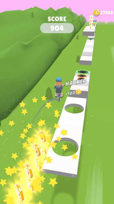 Capturas de tela do Pogo Race!!