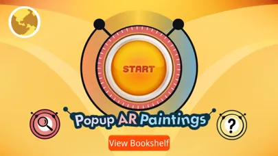Capturas de tela do Popup AR Paintings