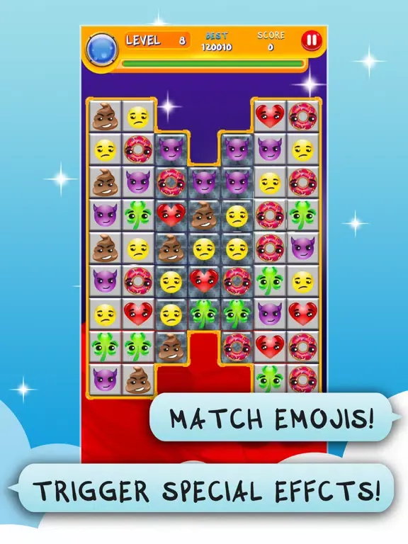 Smash Emoji Crush 2017 iPad 應用截圖