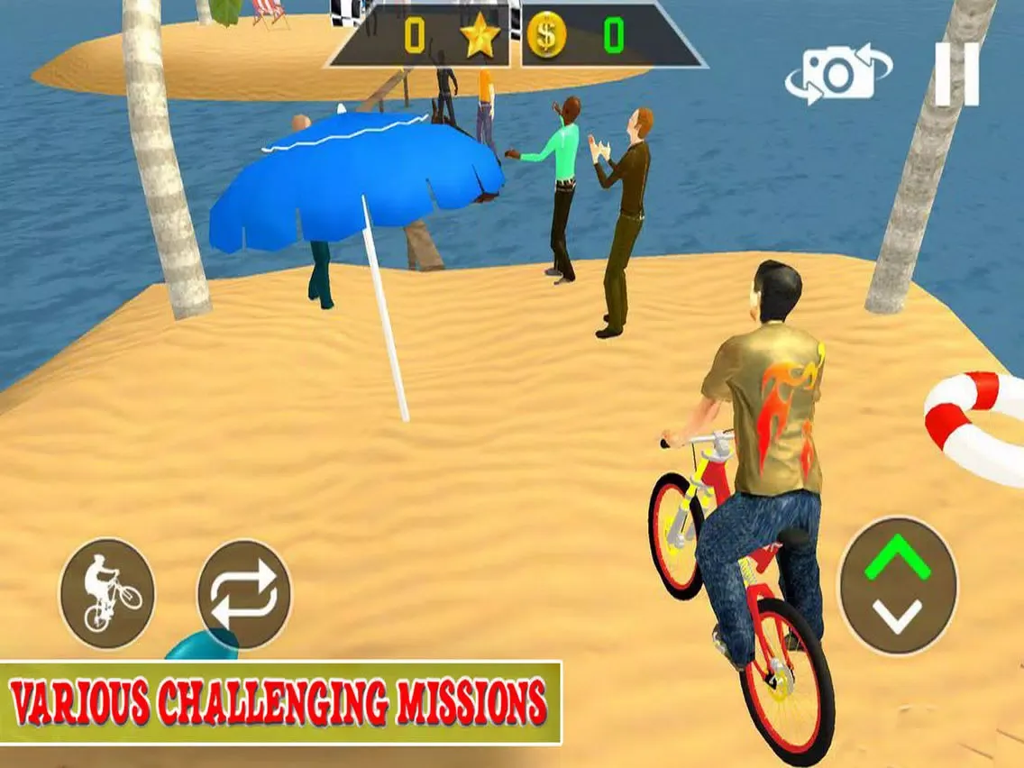 Bicycle Stunts Extreme Beach iPad  Screenshots