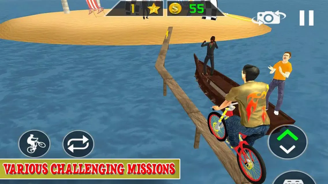 Bicycle Stunts Extreme Beach Screenshots