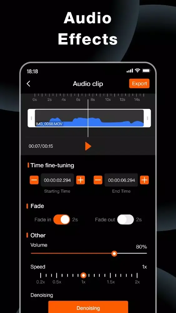 Zrzuty ekranu Audio Mixer - Music Editor