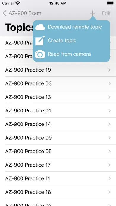 Zrzuty ekranu AZ-900 Practice Exam