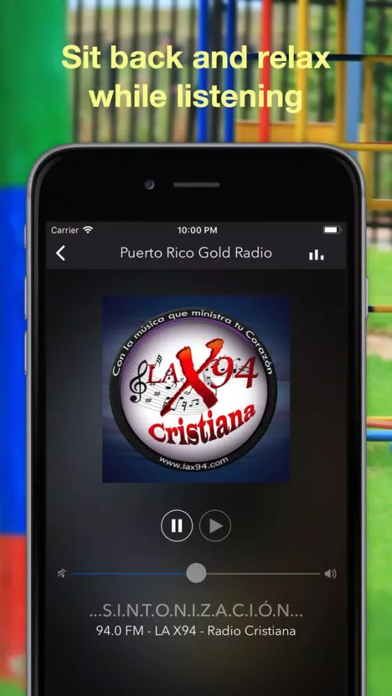 Capturas de tela do Puerto Rico Gold Radio