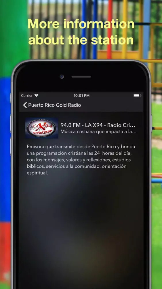 Capturas de tela do Puerto Rico Gold Radio