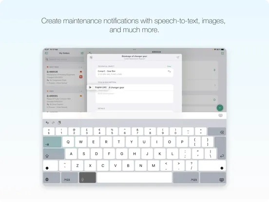 FastWork Work Order Management iPad 应用截图