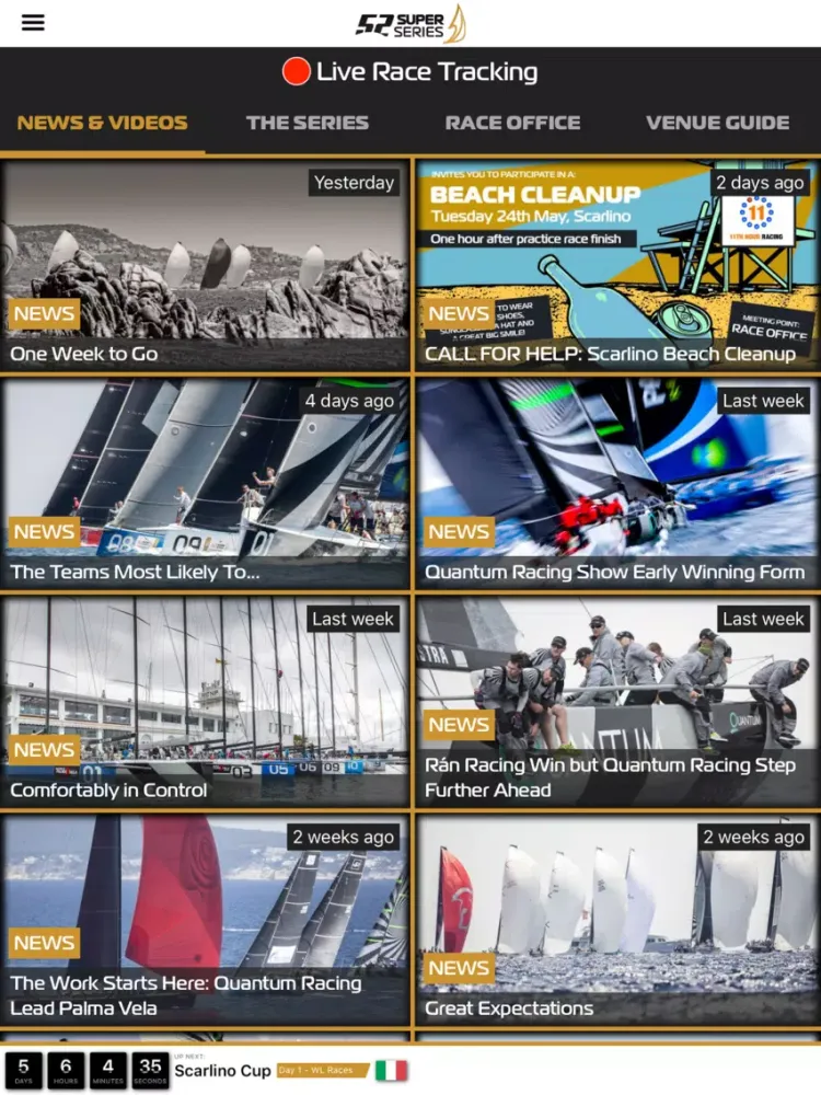 52 Super Series iPad  Ekran Görüntüleri