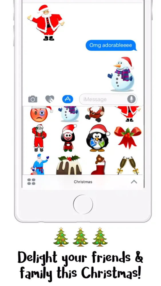 Holiday Emoji 2017 - Christmas Stickers應用截圖