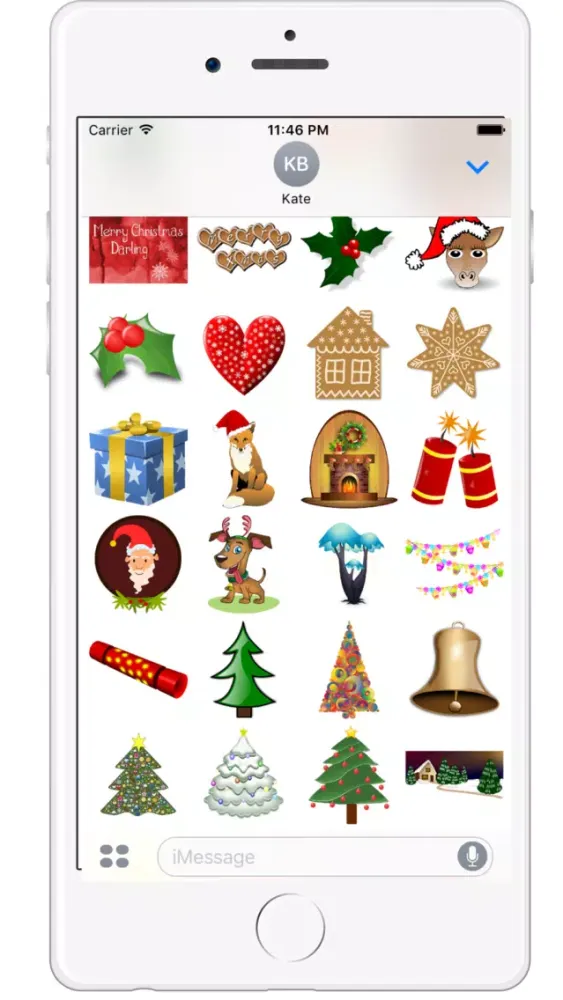 Holiday Emoji 2017 - Christmas Stickers應用截圖