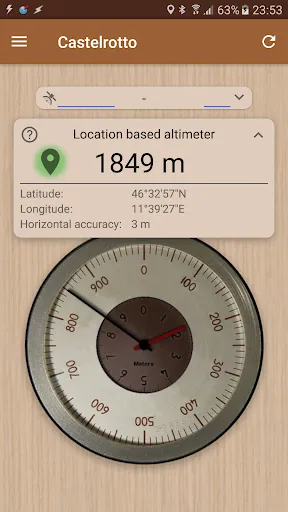 Screenshot di Accurate Altimeter