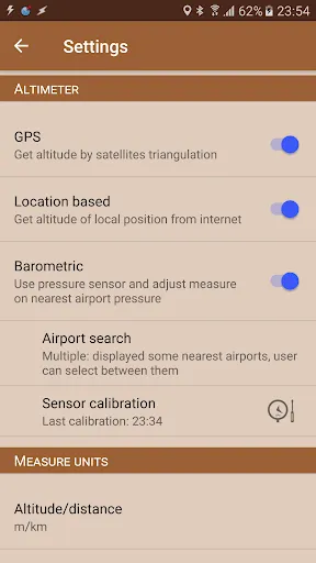 Screenshot di Accurate Altimeter