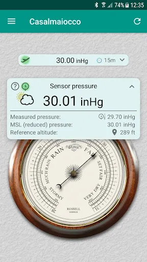 Accurate Barometer Ekran Görüntüleri