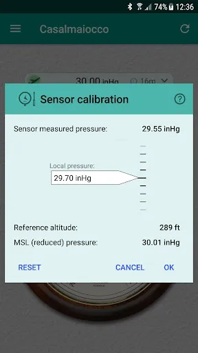 Accurate Barometer Ekran Görüntüleri