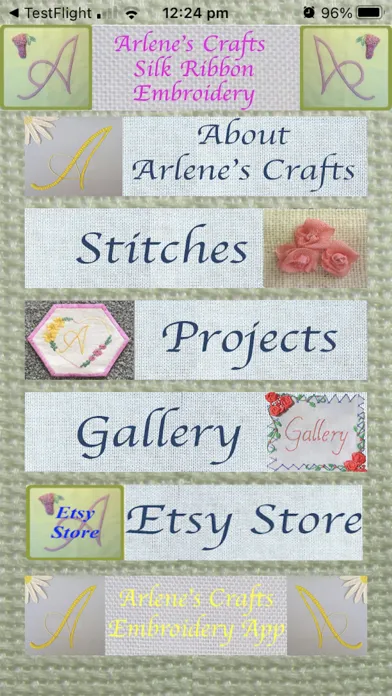 Silk Ribbon Embroidery Arlene Ekran Görüntüleri