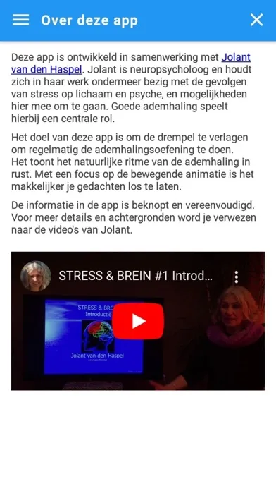 Capturas de tela do Adem - hulp bij stress