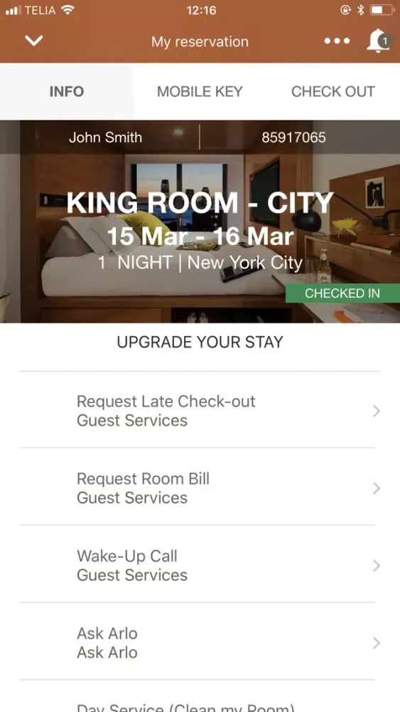 Ảnh chụp màn hình của Arlo Hotels
