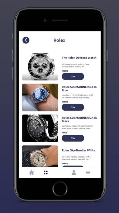 AR-Watches Augmented Reality Ekran Görüntüleri