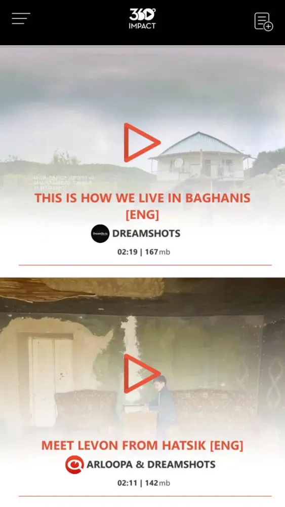 Captures d'écran de 360 Impact