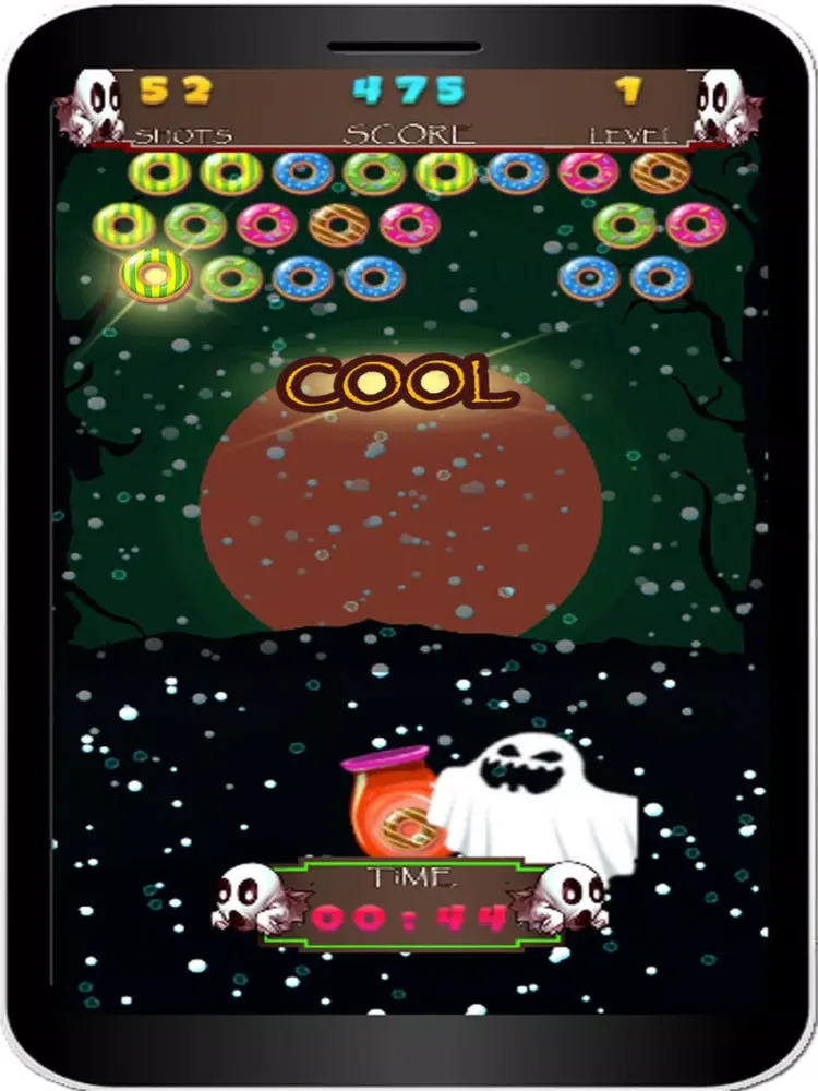 Ghost Donut Shooter - Puzzle Bubble Deluxe iPad  Screenshots