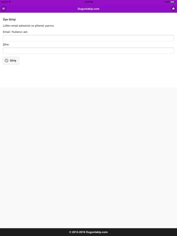 ภาพหน้าจอของ Düğün Takip Rezervasyon iPad 