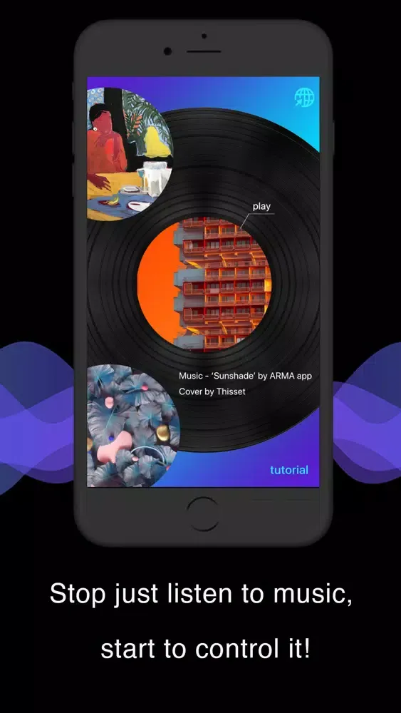 Tangkapan layar ARMA app