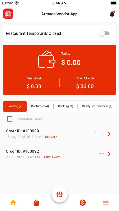 Armada Vendor App應用截圖