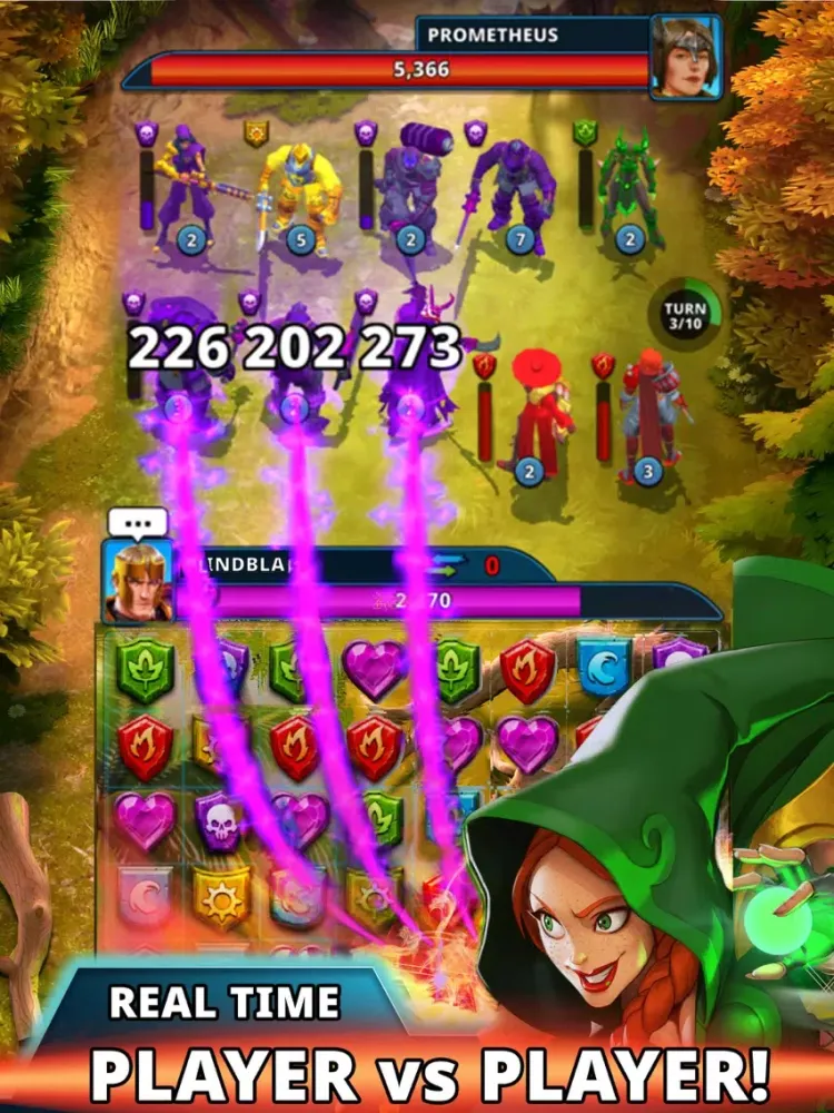 Ảnh chụp màn hình của Duel - Puzzle Wars PvP iPad 
